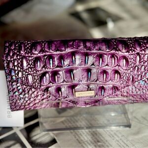 Brahmin Veronica Wallet Passion Purple Melbourne  NWT